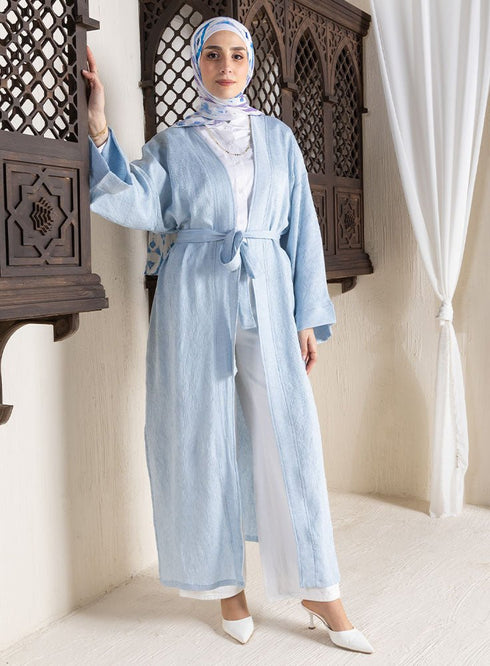 Baby Blue RD - Long Cardigan - Khotwh